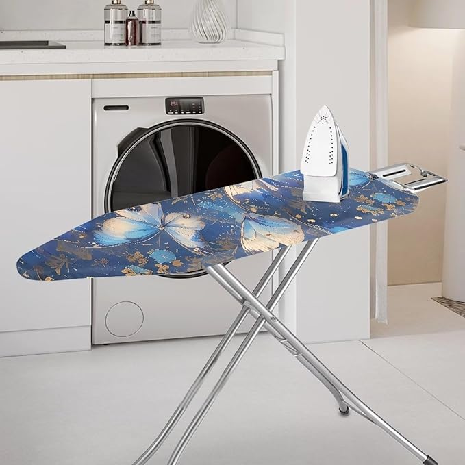 Blue Butterfly Homes Replacement Ironing Board Cover, Aesthetic Fly Butterflies