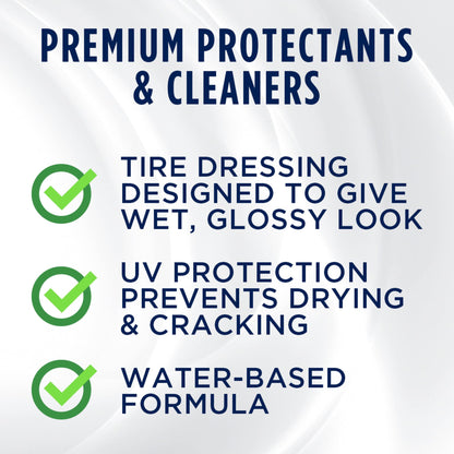 303 Products High Gloss Tire Shine And Protectant - Long Lasting, Water Based Formula - Lasts For Weeks - No Harmful Silicones - Lasts Weeks Not Days, 16 fl. oz. (30395CSR) Packaging May Vary