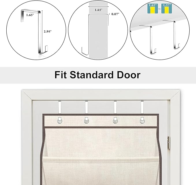 SLEEPING LAMB Shoe Rack for Door, Kids Door Shoe Organizer for Closet hanger