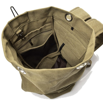 OAREA Large Capacity Travel Climbing Bag Tactical Military Backpack Women Army Bags Canvas Bucket Shoulder Bag Sports Bag