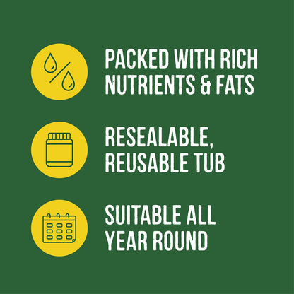 Fat Balls for Wild Birds (50) - High Energy Suet Feed, Nutritious, Great for Hanging Feeders, Attracts Birds to Garden All Year Round - Honeyfield's, 4.25 kg (Pack of 1)