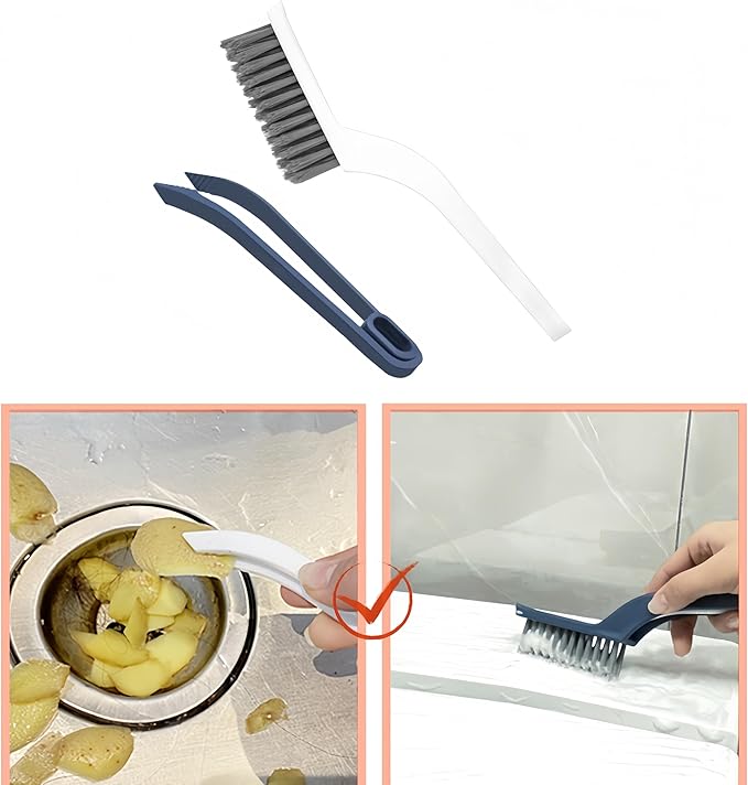 53''Grout Cleaning Brush with Long Handle, Grout Cleaner Brush