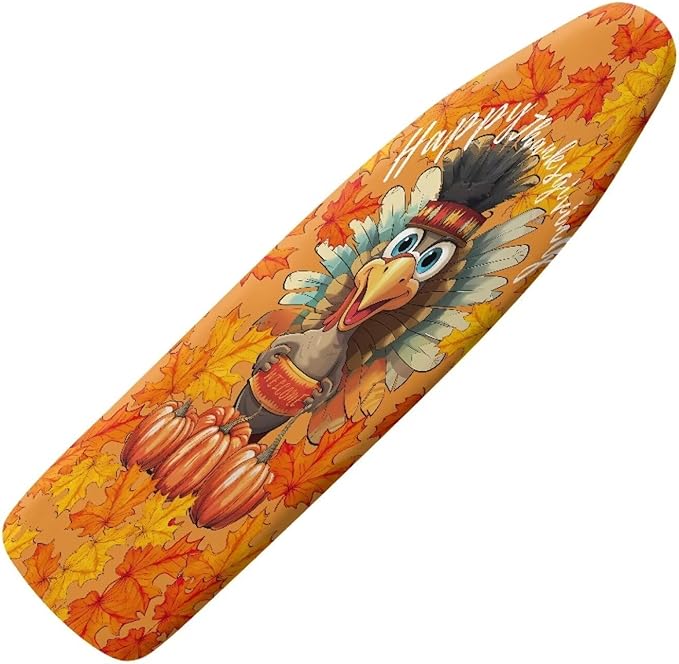 ZDCUSTOM Autumn Fall Ironing Board Cover 13x52 Inch Standard Ironing Board Cover