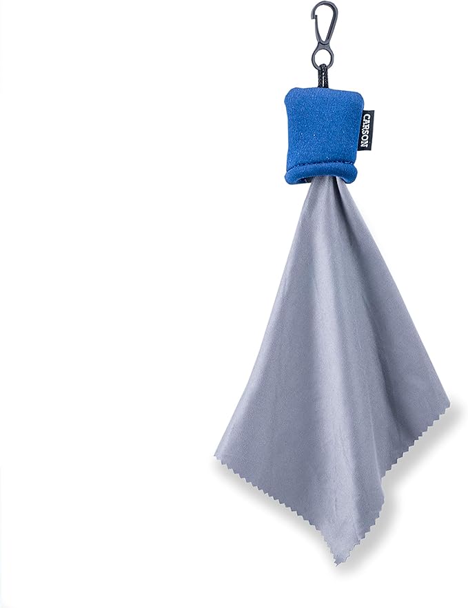 Carson Stuff-It Microfiber Lens Cloth Cleaning System