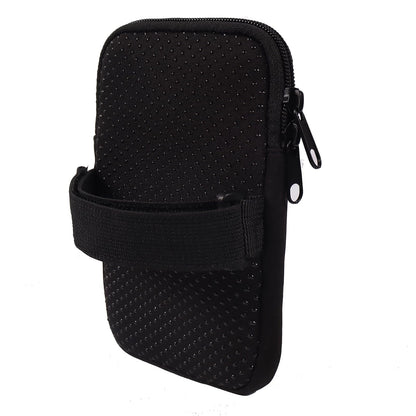 LMYUHONG Water Bottle Pouch for Stanley Cup Accessories 40oz 20oz 30oz, Tumbler Pouch with Versatile Pocket for Cards, Keys, Earphone, Fits Phones, Use for Running, Walking, Hiking & Biking, Black