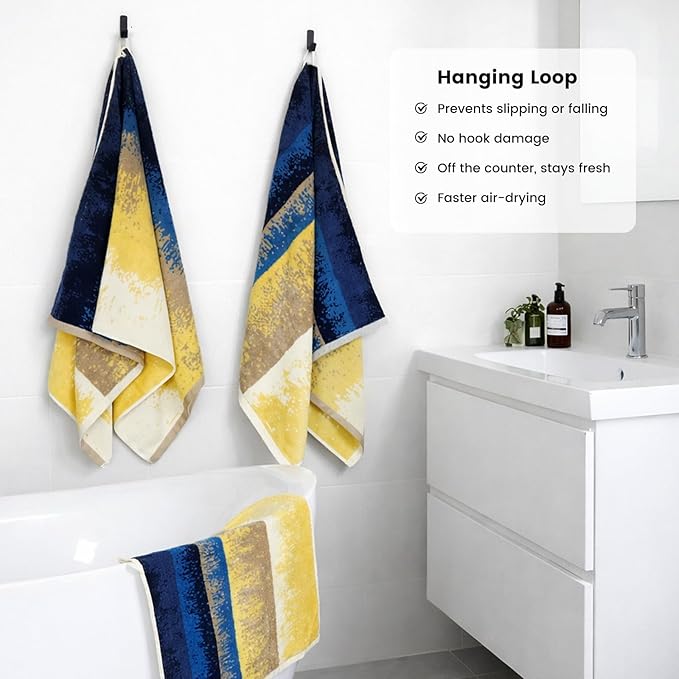 SEMAXE 12-Piece Family Bathroom Towel Set