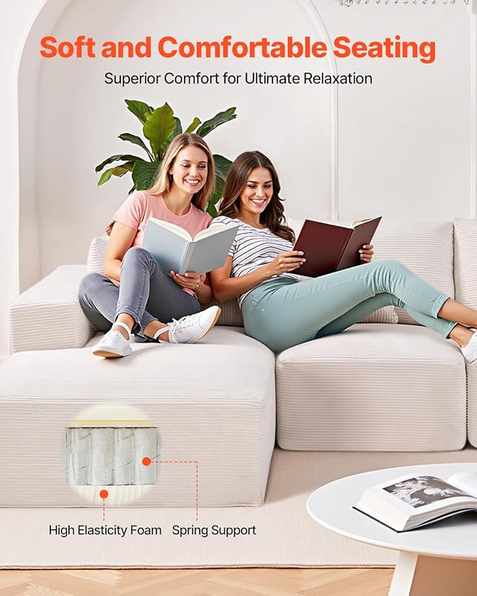VEVOR Modular Sectional Sofa, Sectional Couch