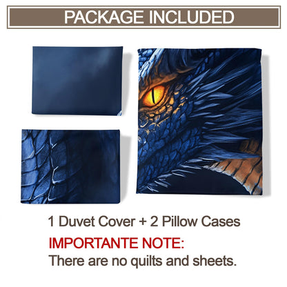 Twin Size Duvet Cover Dragon Print Duvet Cover Dragon Comforter Cover Demon Wyrm Bedding Kids Room Bedding Decor (Reversible Printing)