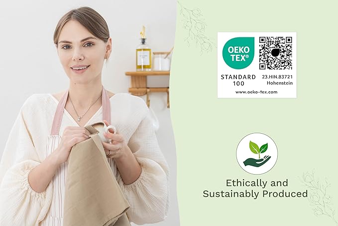 Beige Flour Sack Tea Towels
