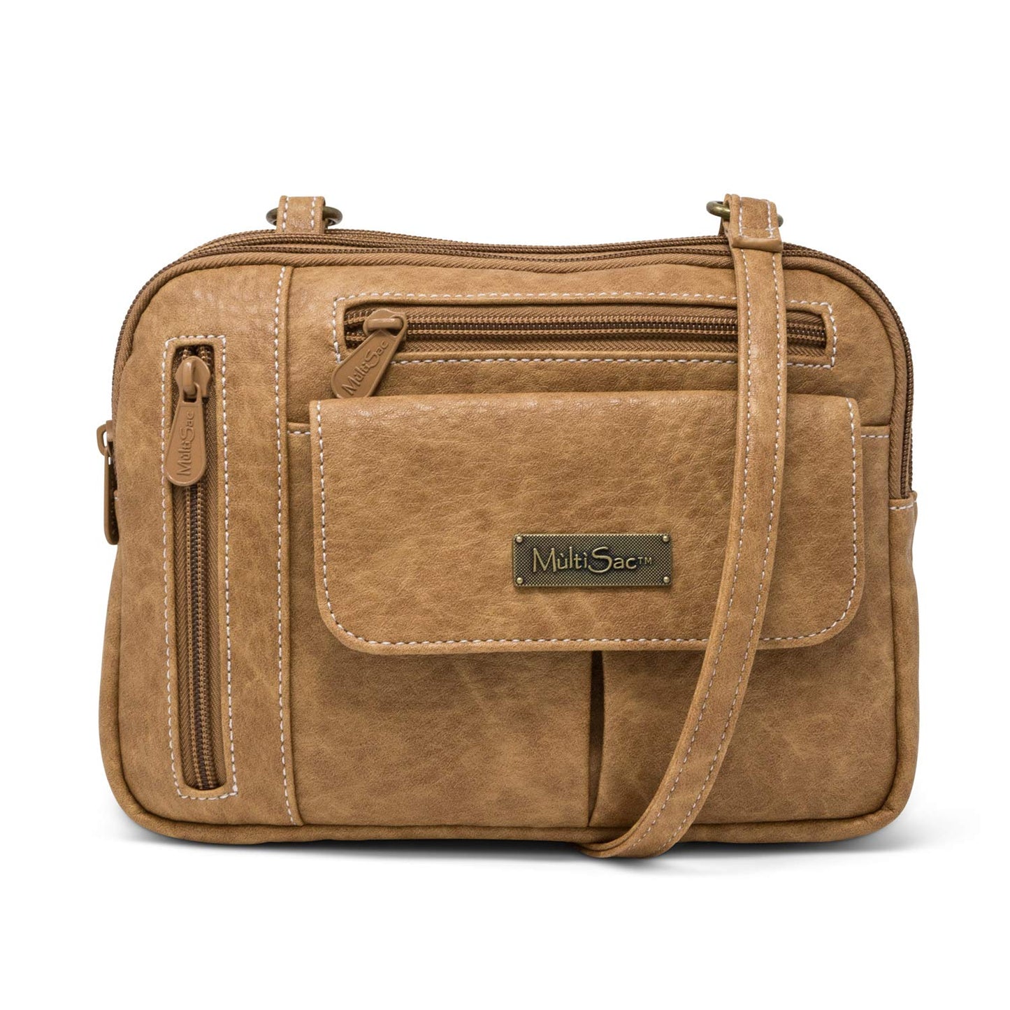 Multi Sac Zippy Triple Compartment Crossbody Bag