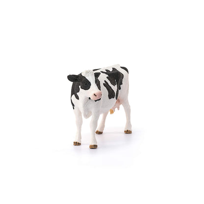 SCHLEICH 13797 Holstein Cow Farm World Toy Figure, Realistic Animal Figurine for Kids Ages 3-8