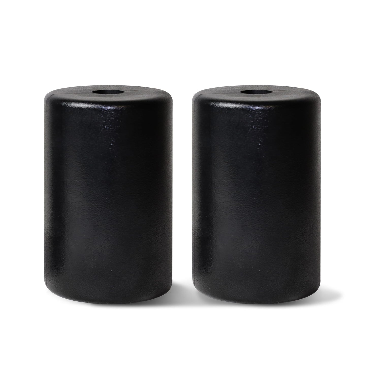 WF Athletic Supply PU/Foam Foot Pads, Foam Roller for Exercise Machines Equipment Replacements, Roller Pad for Leg Extension, PEC Deck Pads for Weight Bench, Sold by Pair (7” x 4.5” OD x 0.875” ID)