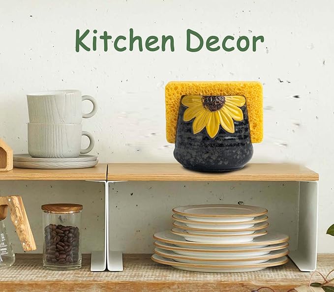 Sunflower Sponge Holder for Kitchen Sink Dish Sponges Holder Fall Autumn Theme