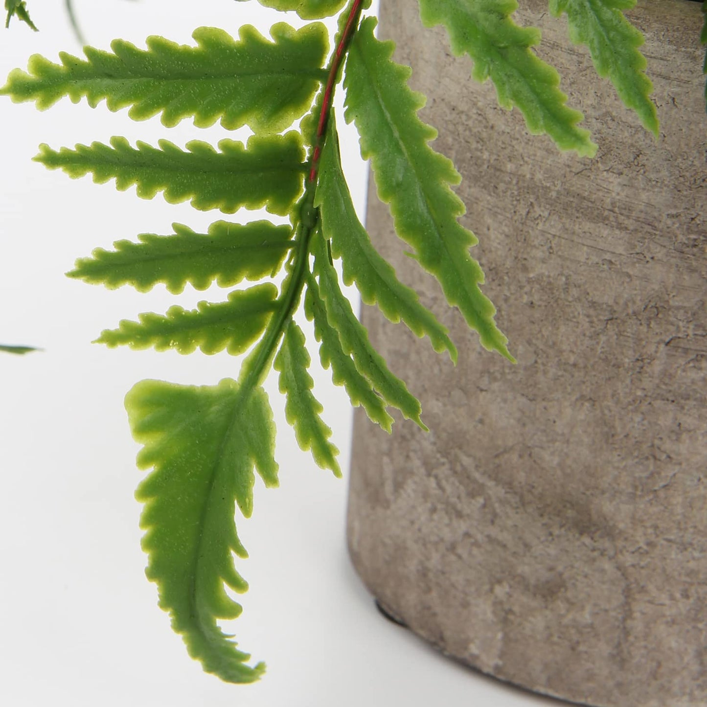 Hollyone Small Fake Plant Potted Plants Artificial Decor Silk Boston Ferns Plant Faux Plants in Pots for Home Living Room Bedroom Desk Bathroom Window Shelf Farmhouse Decoration