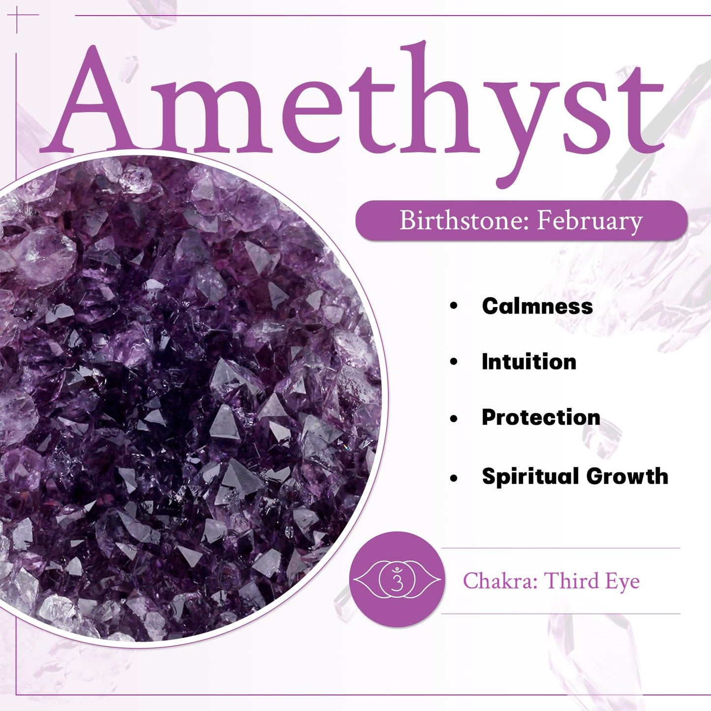 mookaitedecor Natural Amethyst Cluster Stone Raw Geode Quartz Mineral Specimen for Home Decoration, Crystal Collection, Irregular Shape, 1.54-1.76 lb