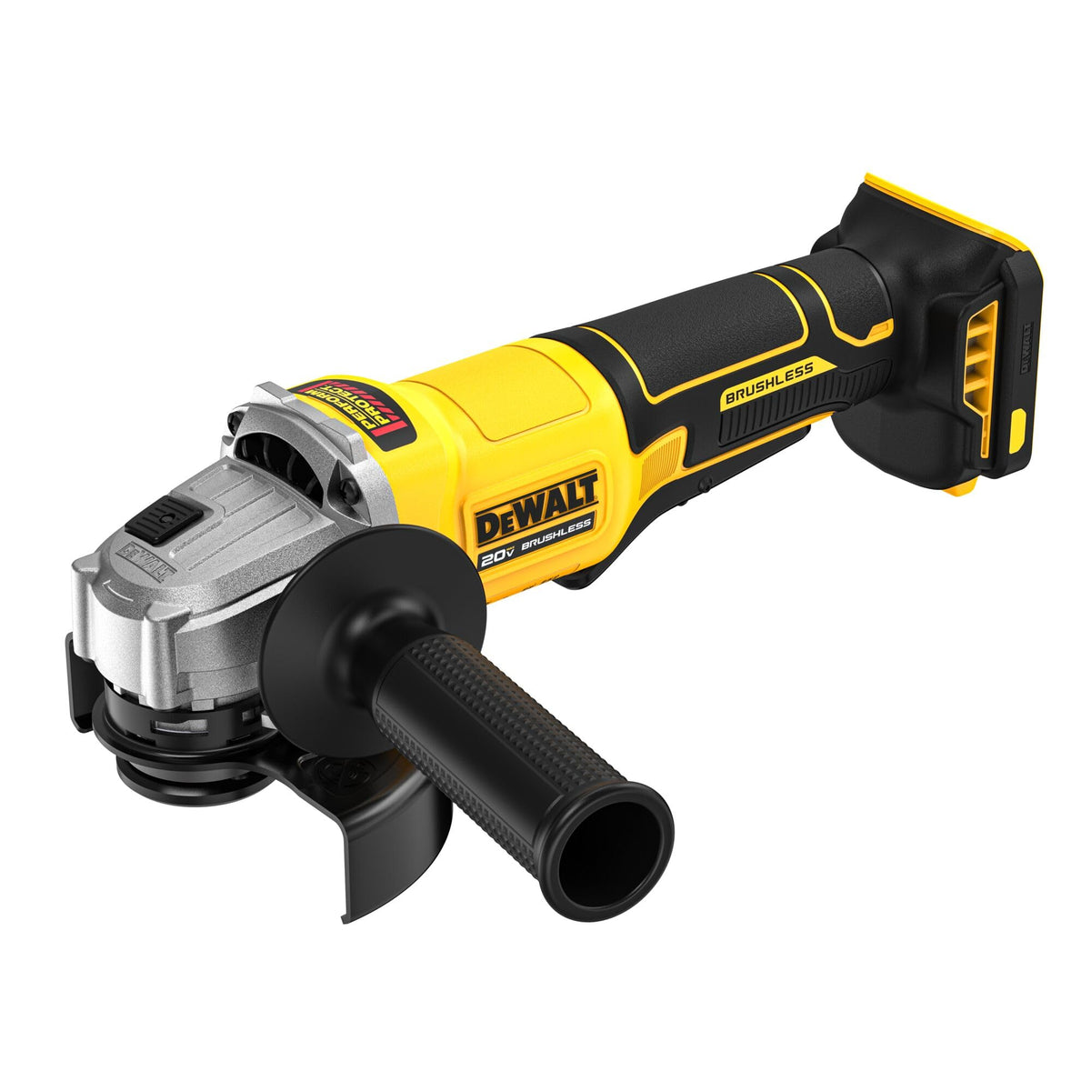 DEWALT 20V MAX Cordless 4 1/2 Inch Paddle-Switch Grinder, Bare Tool Only (DCG408B)