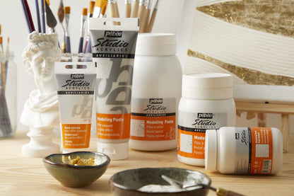 PEBEO 524150 500 ml Studio Acrylics Auxiliaries Modeling Paste, White