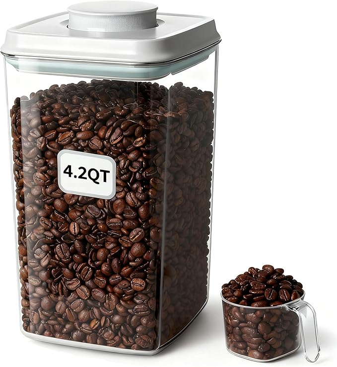 Large Pop Airtight Food Storage Containers Set