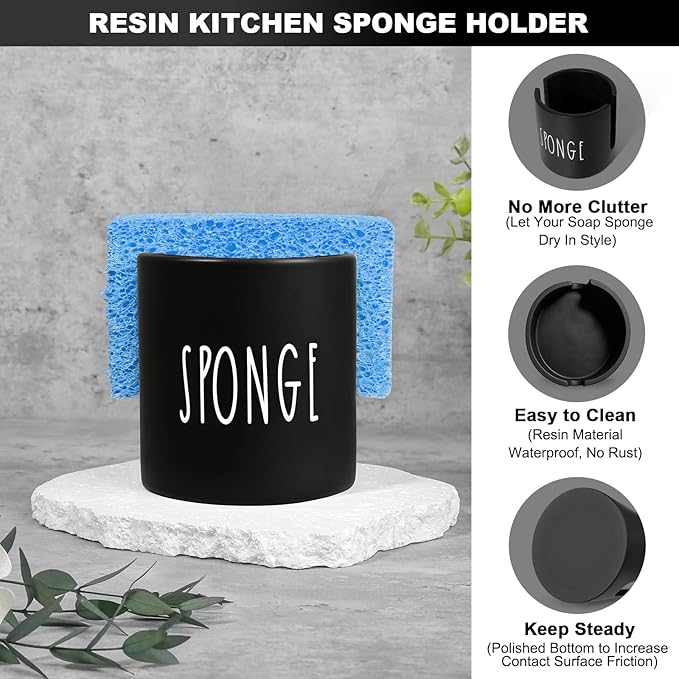 Dish Soap Dispenser for Kitchen, Glass Dish Soap Dispenser