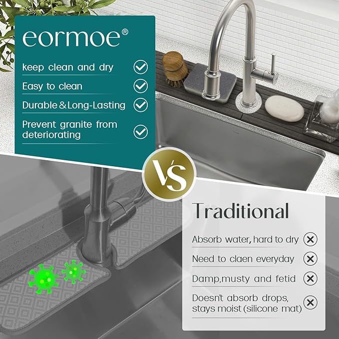 Diatomite Sink Splash Guard