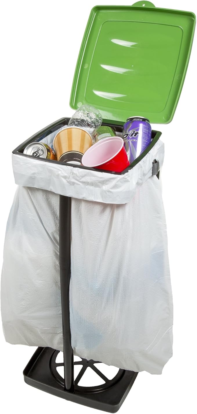 Portable Trash Bag Holder – Collapsible 13-Gallon Garbage Bin