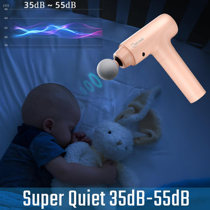 cotsoco Massage Gun, Muscle Massage Gun Deep Tissue Back Massager for Pain Relief, 20 Speeds Handheld Electric Massager Tool with Silent Brushless Motor, Suitable for Gym Office Home Travel