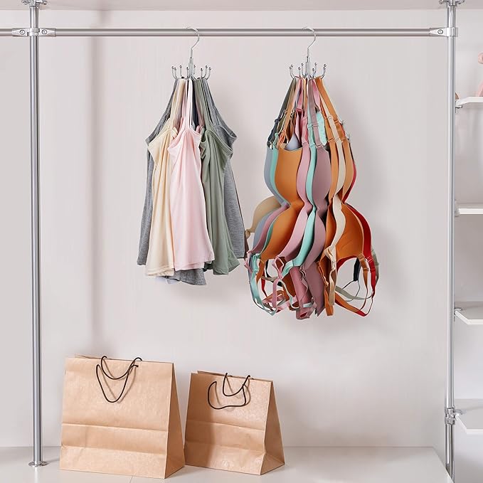 ZEDODIER Tank Top Hanger, Rotatable Bra Organzier