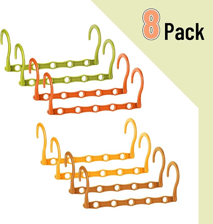 Mr. Pen- Space Saving Hangers for Clothes, Autumn Colors, Plastic Multi Clothes