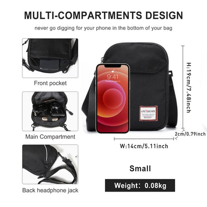 Mini Crossbody Bags Small Shoulder Satchel Bag Neck Pouch Bag for Men and Women
