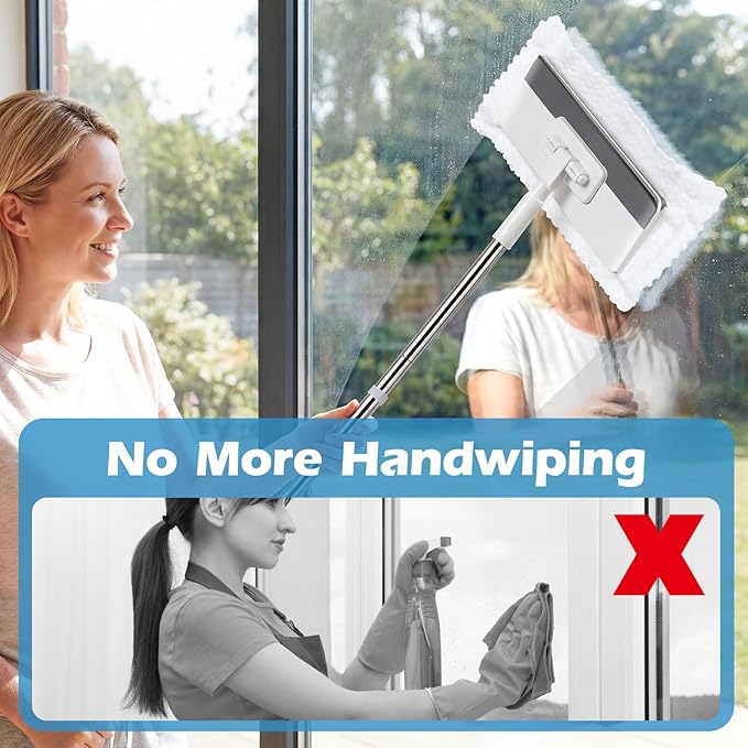 Mini Sweeper Mop, Masthome Reusable Clamp Mop
