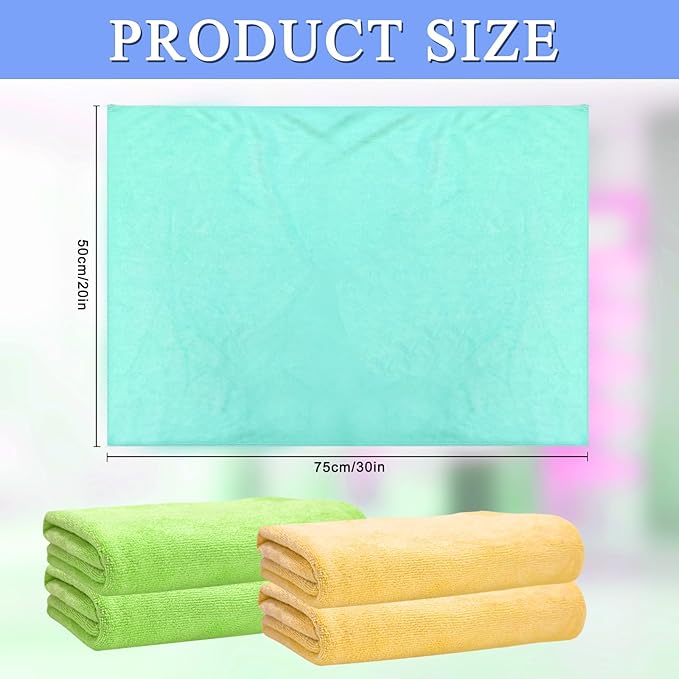 12 Pcs Extra Large Microfiber Cleaning Cloth, Microfiber Towels