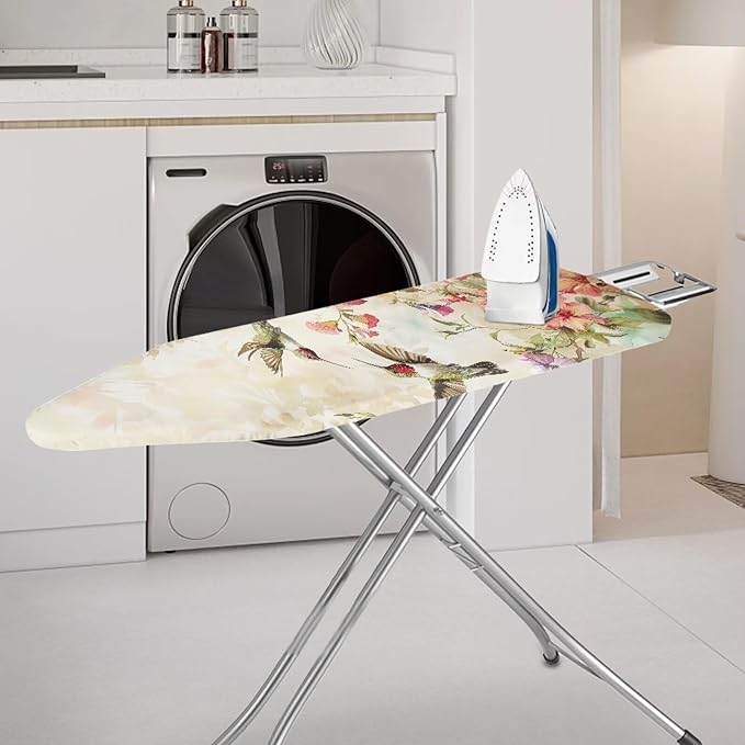 Hummingbird Print Ironing Board Cover and Pad Non Stick Scorch Iron Board Cover