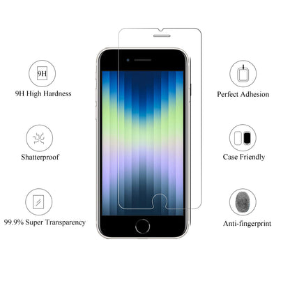 Ailun Screen Protector for iPhone 16 / iPhone 15 / iPhone 15 Pro [6.1 Inch] Display 3 Pack Tempered Glass, Dynamic Island Compatible, Case Friendly [Not for iPhone 16 Pro 6.3 Inch].