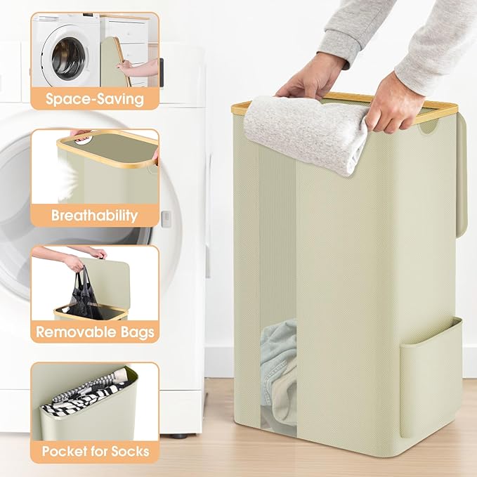 Laundry Basket Clothes Hamper