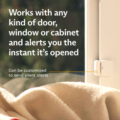 SimpliSafe Entry Sensor (Pack of 4) - Window and Door Protection - Compatible with The SimpliSafe Home Security System - Latest Gen