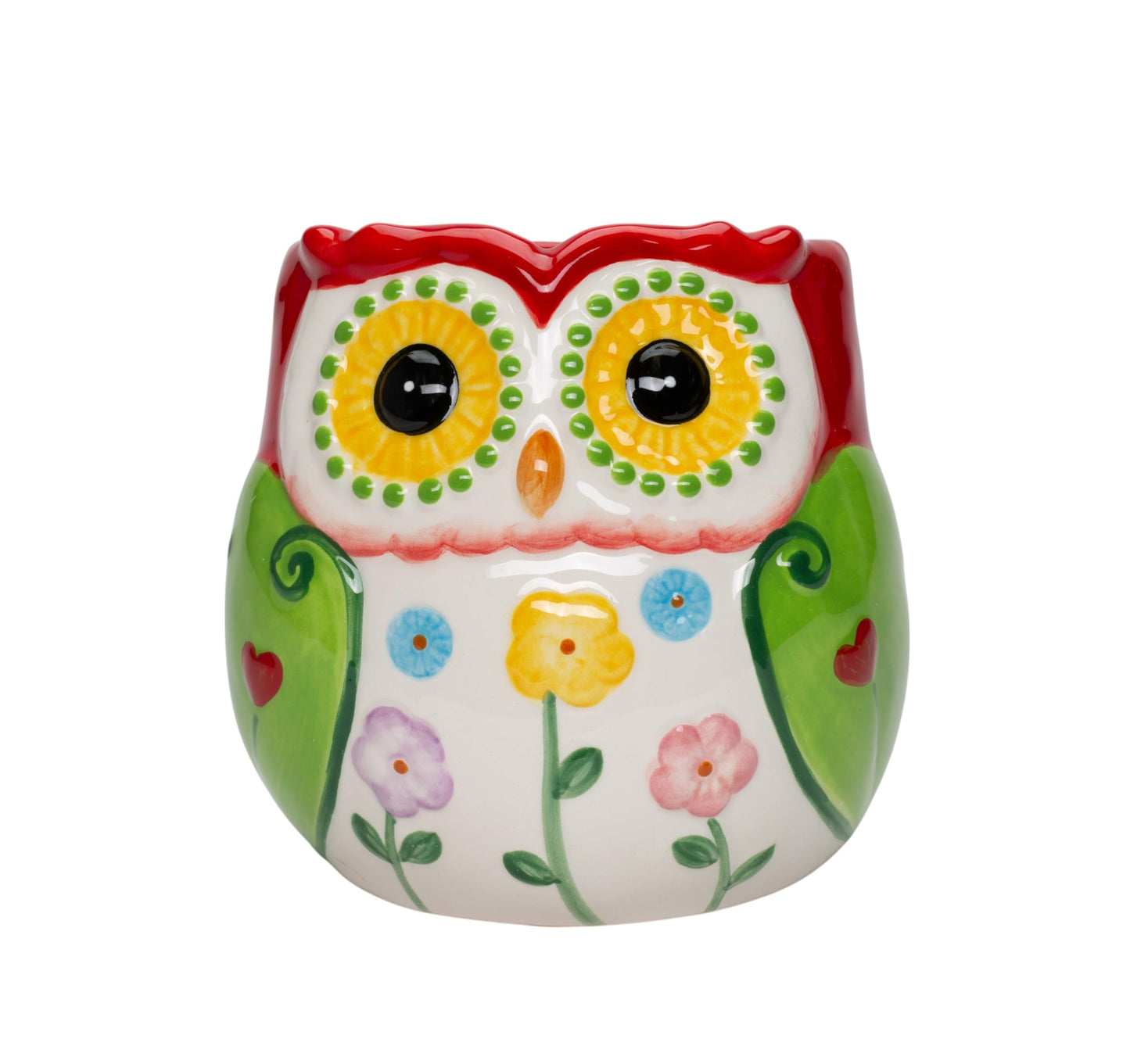Cosmos Gifts 21149 Mini Colorful Owl Planter Pot Holder/Candy Bowl Holder 4"H