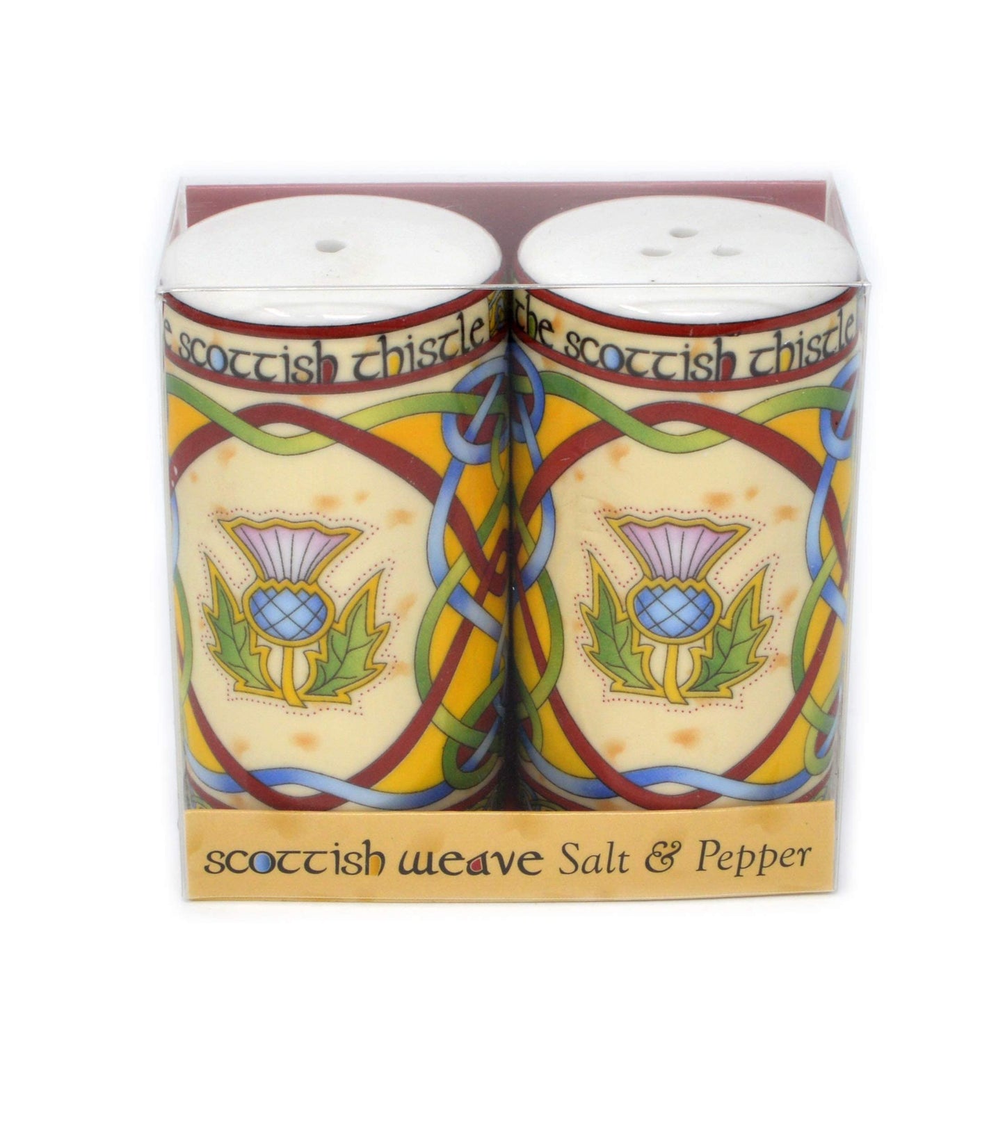 Salt and Pepper thistle-Scottish Weave