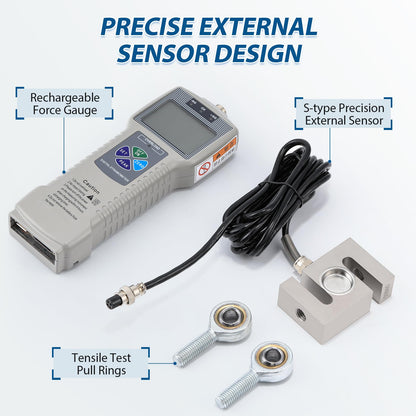 BAOSHISHAN DS2-5000N Digital Force Gauge with External Sensor