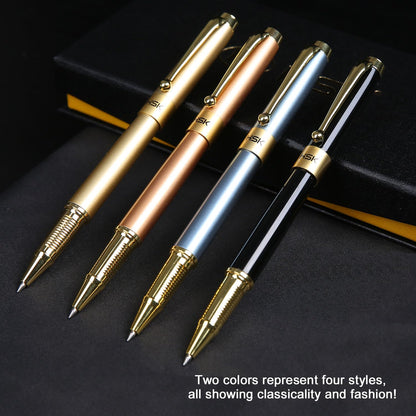 HSK Ballpoint Pens Luxury gift Pen Black Refill Line width 0.5mm,Best Ball Pen Gift Set for Men & Women Professional Executive,Office,Nice Pens Classy Gift Box (Black)