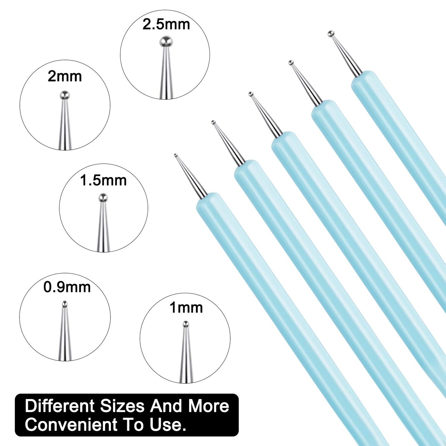10Pcs Silicone Clay Sculpting Tool, Modeling Dotting Tool& Pottery Craft use for DIY Handicraft,Silicone Tool,Silicone Sculpting Tools