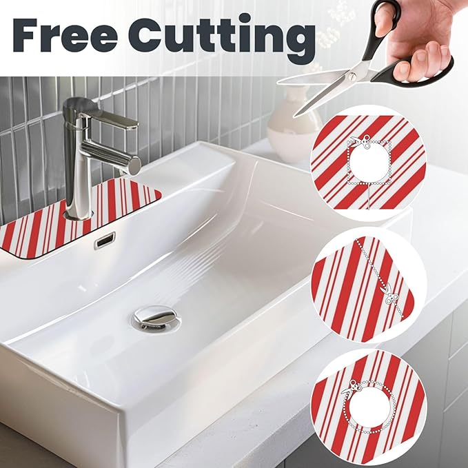 Christmas Red And White Candy Cane Swirl Stripe Striped Stripes Candycane