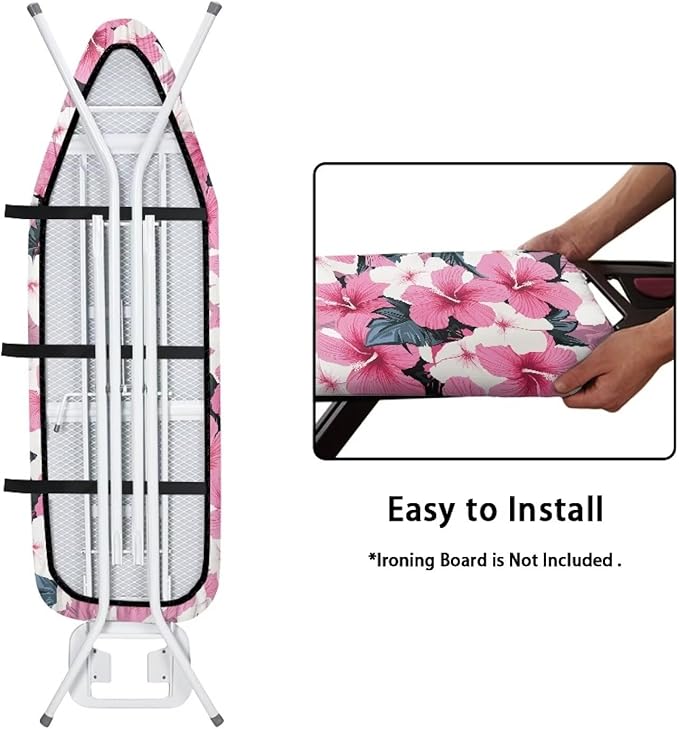 Hibiscus Print Ironing Protector