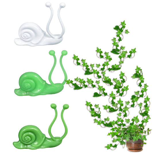 Lasyman 50PCS Plant Wall Clips: Vine Climbing Self-Adhesive Invisible Fixing Hook for Wall & Garden Decoration
