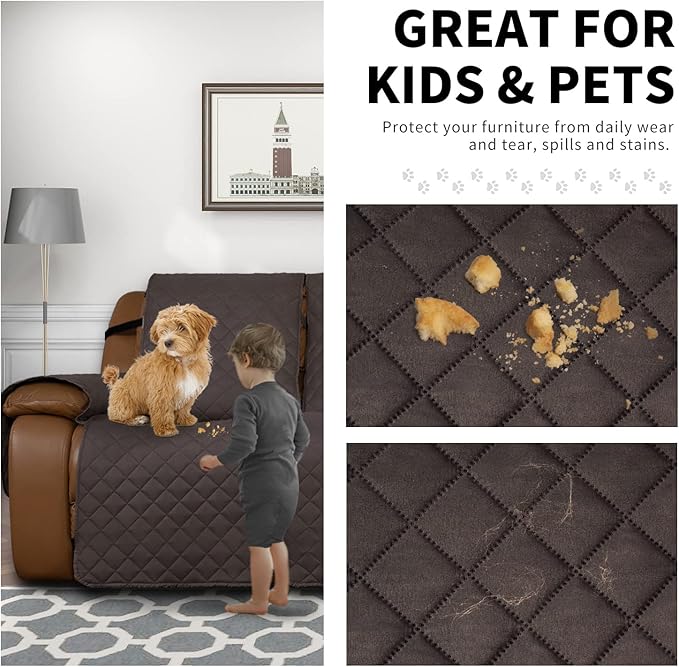 Easy-Going Oversized Recliner Reversible Couch Cover