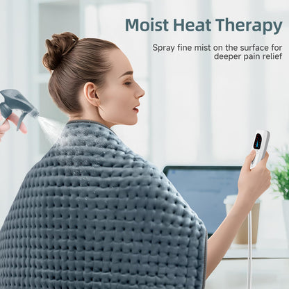 XXXL Heating Pad for Back Pain Relief, Heated Pad for Neck/Shoulders/Legs/Knees/Feet/Cramps, 6 Heat Settings Auto-Off, Heat Pads for Women, Birthday Mothers Day Gifts for Mom Wife Grandma Her, 17"x33"