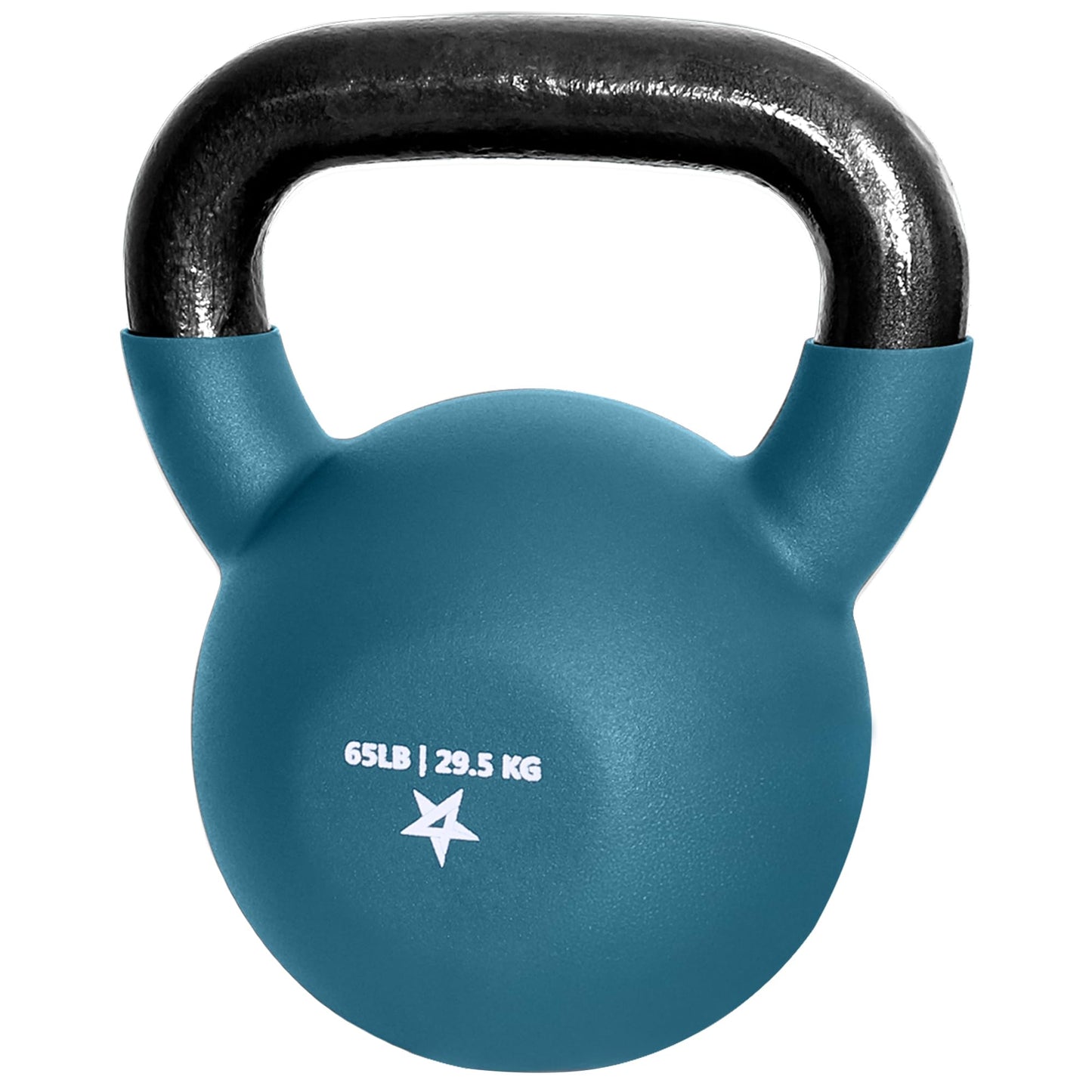 Yes4All Kettlebell, 5-65 LB Neoprene Coated Cast Iron Kettlebells, Wide Grip Handle & Flat Bottom for Swings, Squats, Deadlifts, Push Ups & Full Body Training at Home Gym - Single & Set