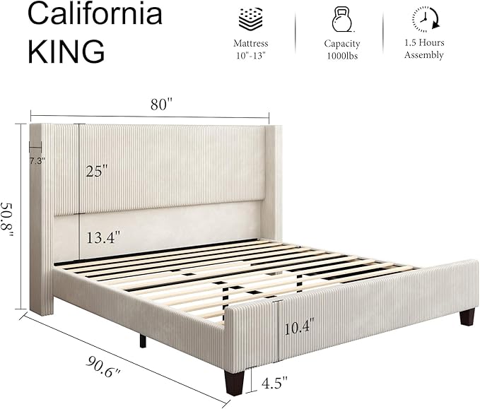 HOWE California King Bed Frame