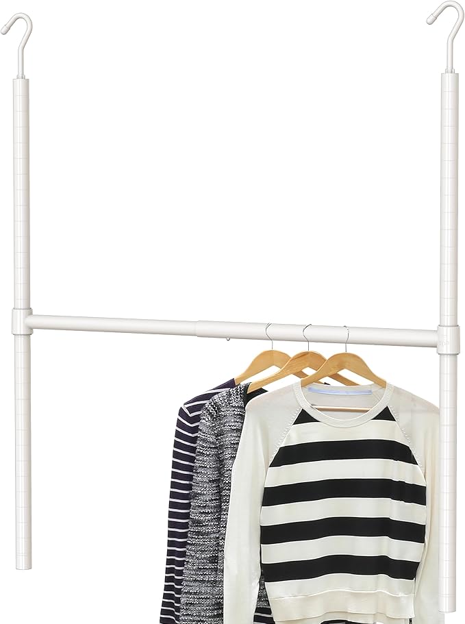 Simple Houseware Adjustable Closet Hanging Rod