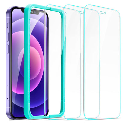 ESR 3 Pack for iPhone 15 Pro Max Screen Protector, [9H Hardness] [Military Grade Shatterproof] Full Coverage Tempered Glass Film with Easy Installation Tool, HD Clear, Scratch Resistant