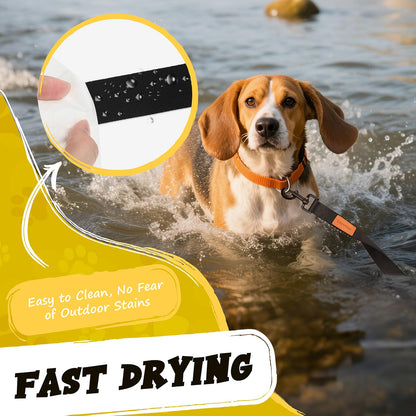 Looxmeer Training Leads for Dogs, 10m/33ft Nylon Long Line Dog Lead for Large Medium Small Dogs, Recall Obedience Dog Training Lead, Padded Handle & Storage Bag, Pet Leash for Tracking Camping Walking